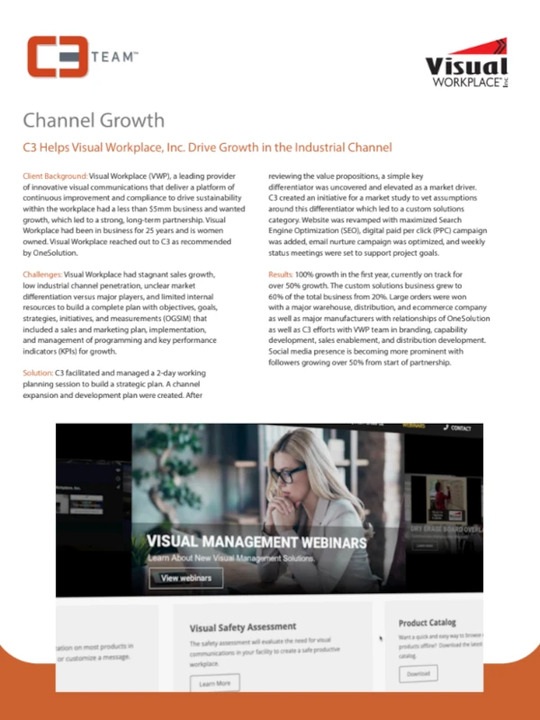 Channel Growth Case Study - Visual Workplace